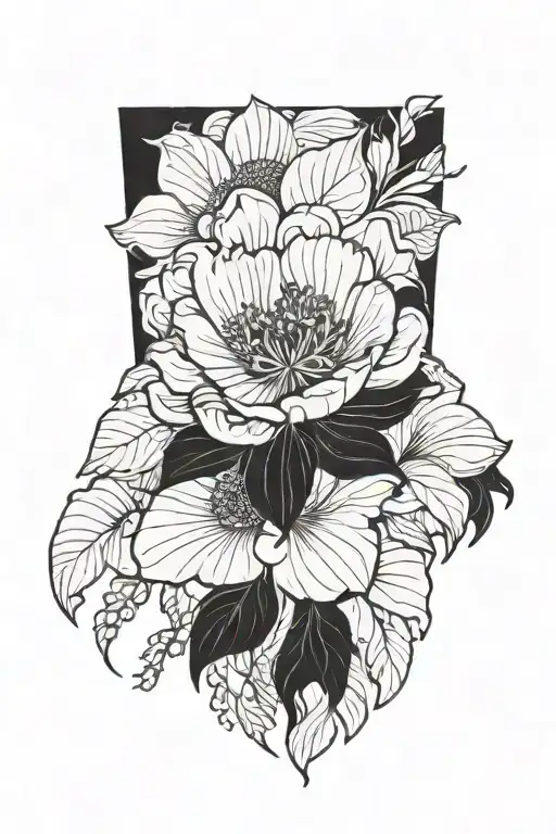 Poinceta Flower On The Top Of The Hand