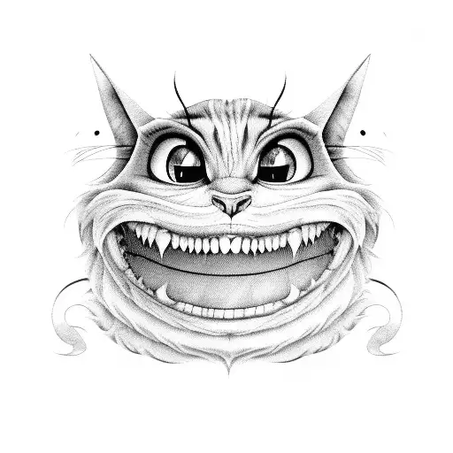 A Wide Cheshire Cat Smile