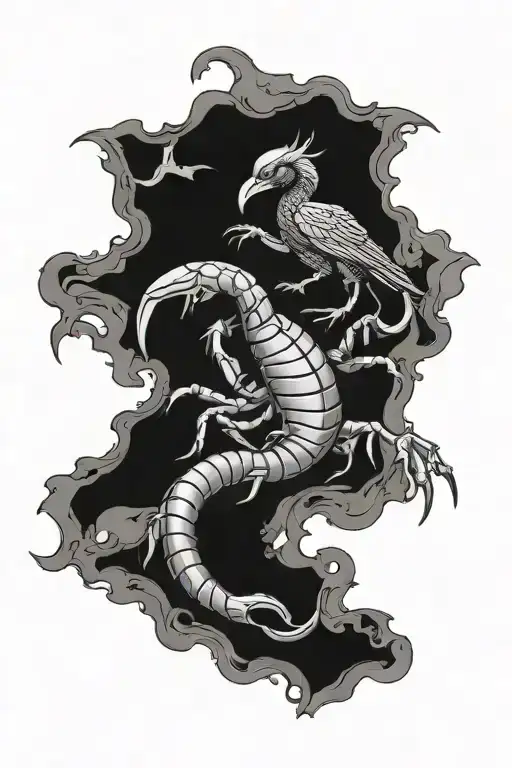 Scorpion And Raven