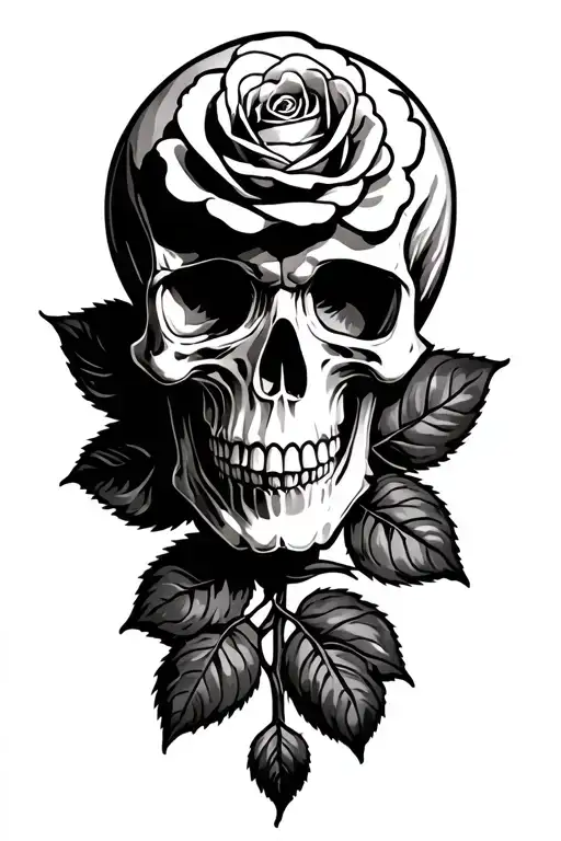 Skull N Roses