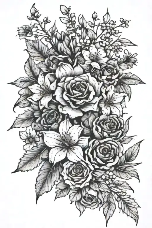 Birth Flower Bouquet