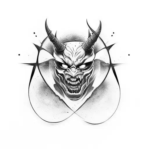 Scratches On The Skin That Shows A Demon Under The Skin Trying To Get Out