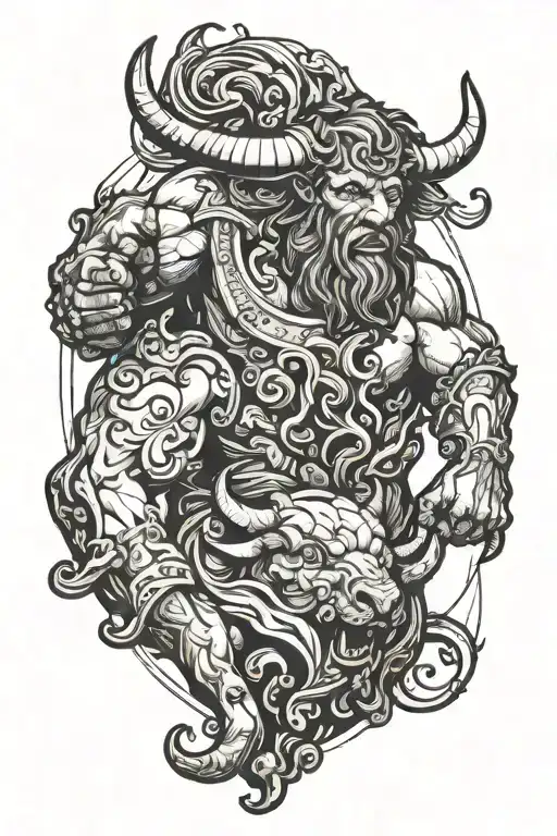 Hephaestus With A Bull