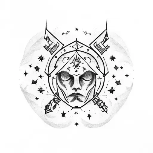 Libra Zodiac Sign With Stars