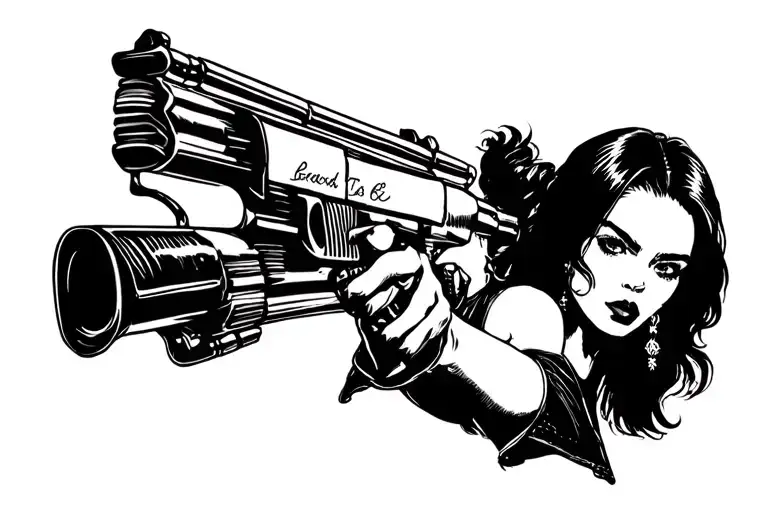 Gangster Girl Tattoo