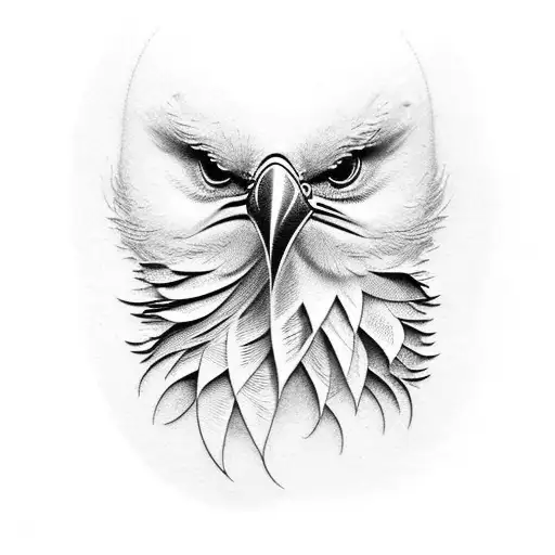 A Realistic Depiction Of A Bird Shedding A Single Tear Made Of Feathers