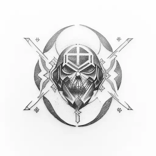 Tattoo Of The Name Luke Using Negative Space