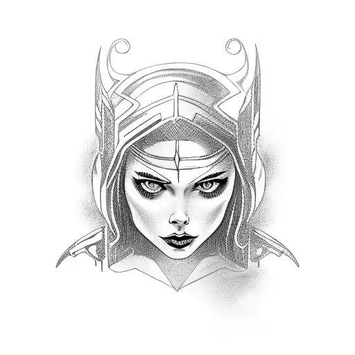 Black Widow With Scarlet Witch