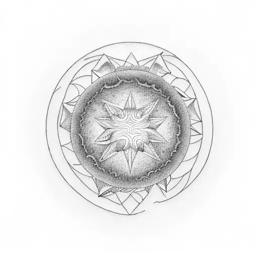 A Series Of Phases Of The Moon Forming A Pattern