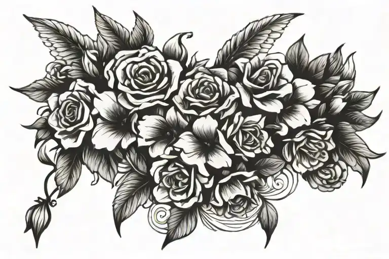 Angel Flowers And Cards