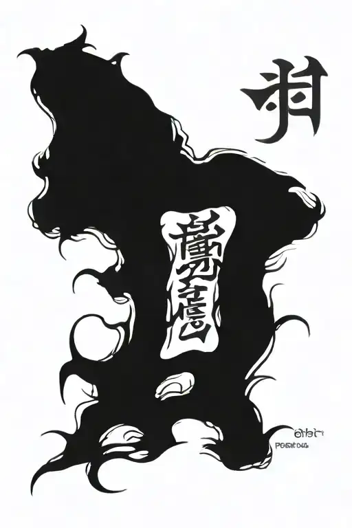 Writing Of Word 'Natharak' Written Showing Fearlessness