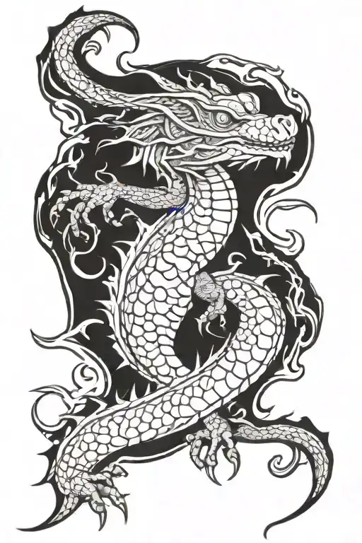 Water Dragon Wrapped