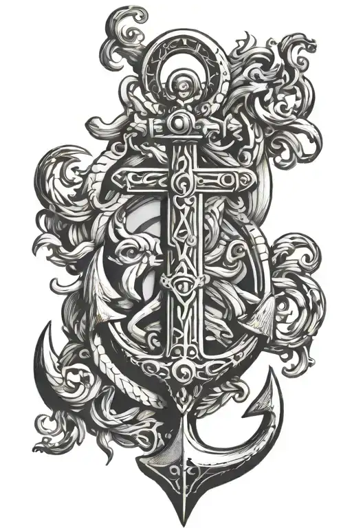 Anchor And Poseidon God