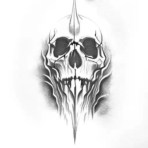 Sauron Skull From Lotr