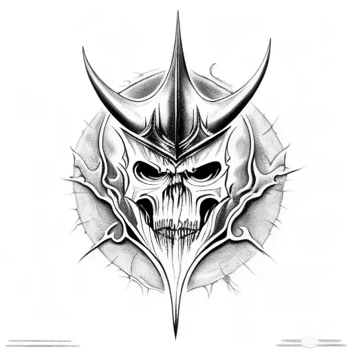 Sauron Skull From Lotr