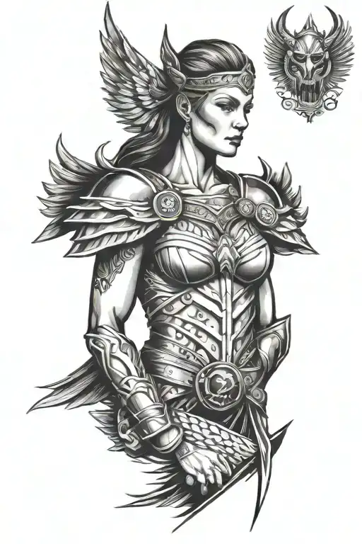 Valkyrie On The Forearm