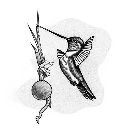 Hummingbird And Crow