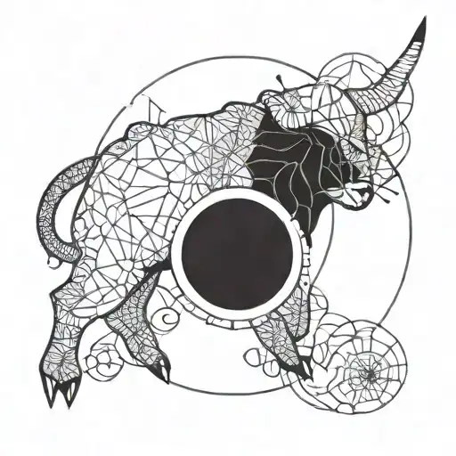 Taurus Zodiac Sign Geometry Sharingan