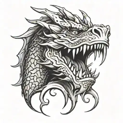 Dragon With Tears Rolling Down Its Face