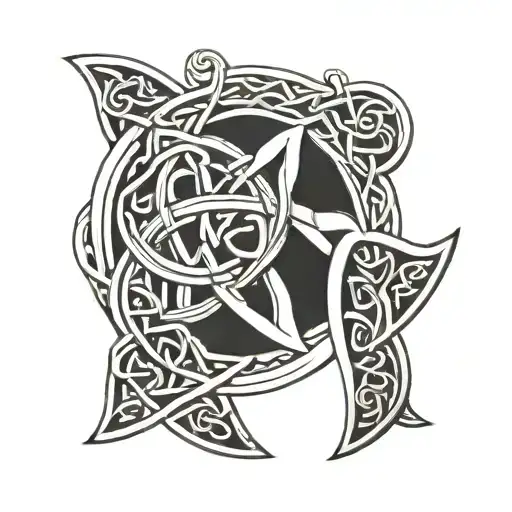Celtic Knot Symbol For Eternal Love You To The Moon