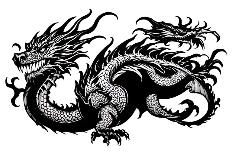 Dragon Fire Breathing Dragon