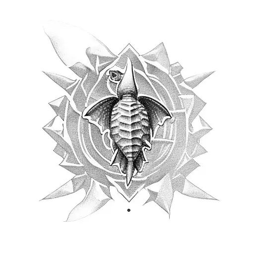 Open Fantasy Book With Leatherback Turtle Coming Out