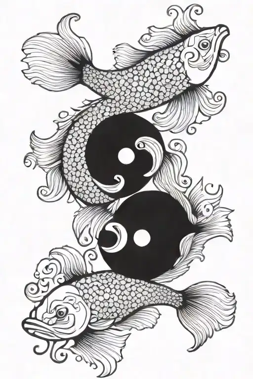 2 Fish Yin Yang