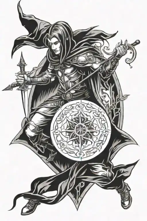 Lord Of The Rings High Elven Warrior With Shield And Sword
