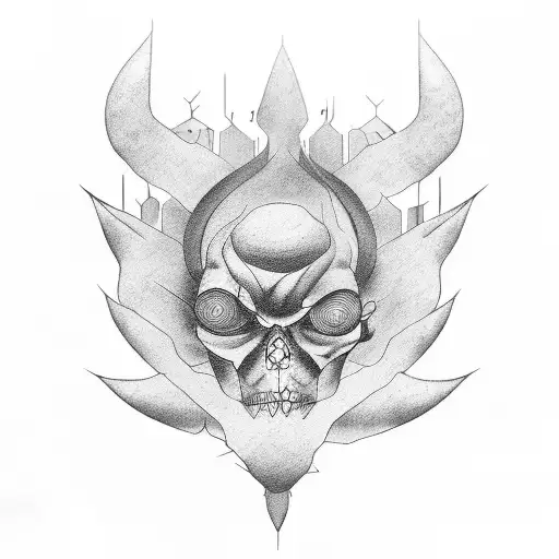 Chaotic Adhd Mind Portrait Demonstrating My Strong Mental Health