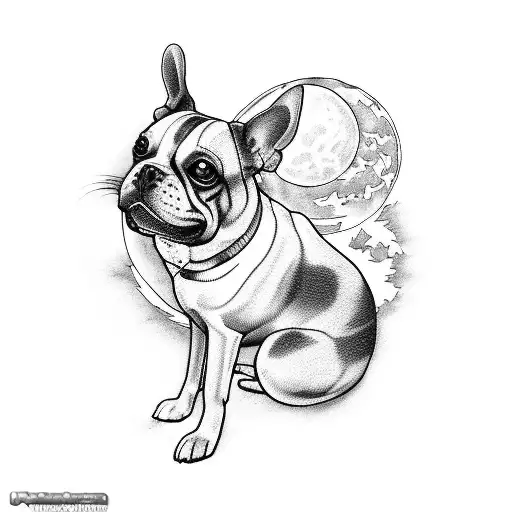 In Memory Of The Death Of A Beloved Dog On The Night Of The Growing Moon