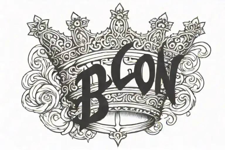 Last Name With Crown