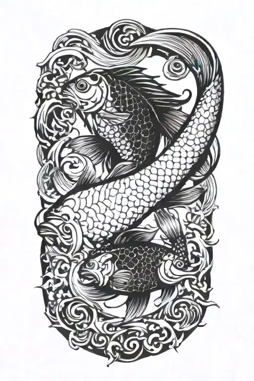 Scary Circling Pisces Fish