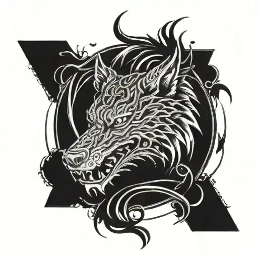 Wolf And Dragon