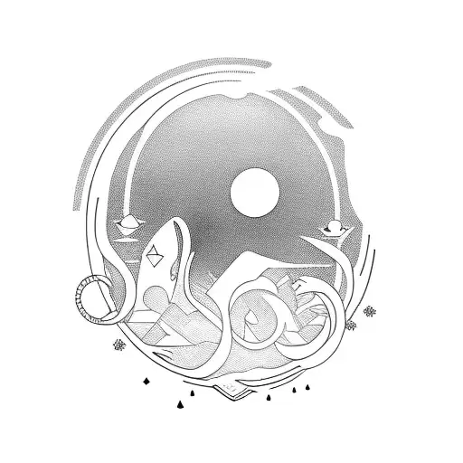 A Silhouette Of A Singer With A Sunset Backdrop