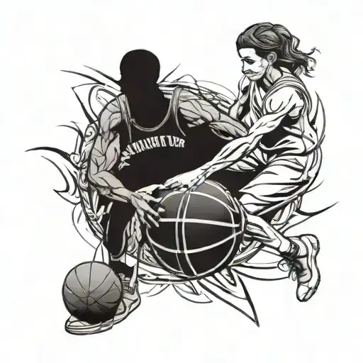 Basketball And Mother