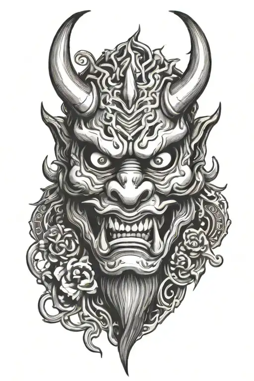 Oni Demon Mask