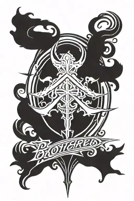 Brotherhood Logo And An Anime