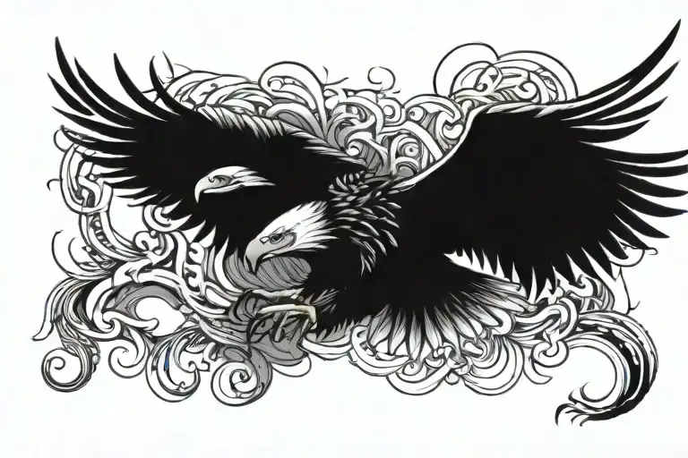 Eagle Flying