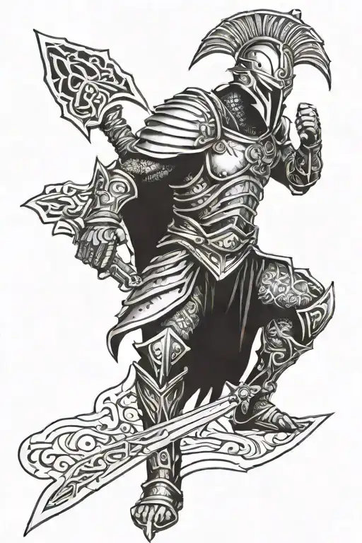 Fallen Warrior Standing