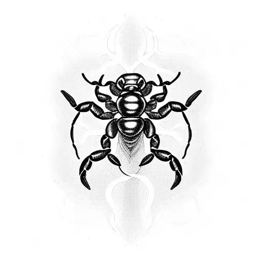 Scorpion Qui Protege Une Vierge