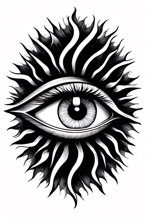 Eye Of Horus Sun Shining