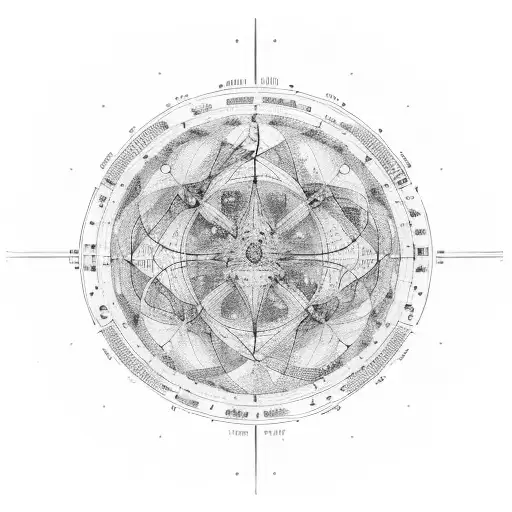 Celestial Map Depicting The Journey Of The Soul