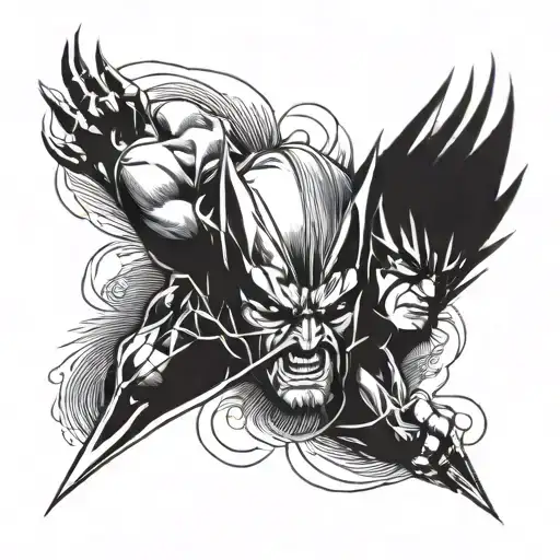 Wolverine Chest Tattoo X Men Symbol
