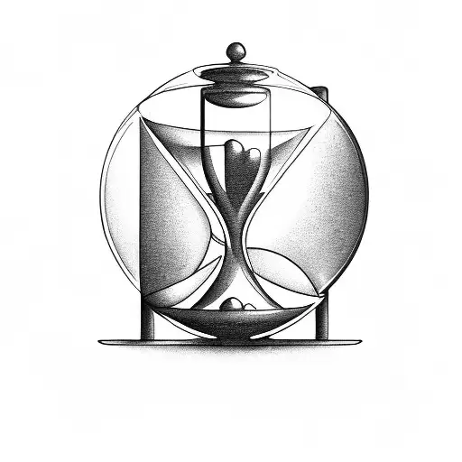 Person In Hourglass