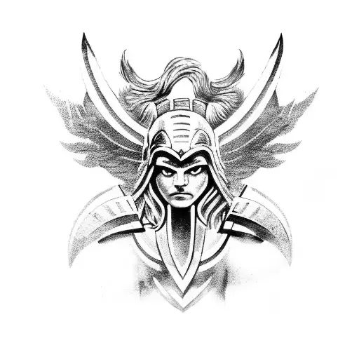 A Fierce Spartan Warrior Battling A Mythical Creature From Greek Mythology