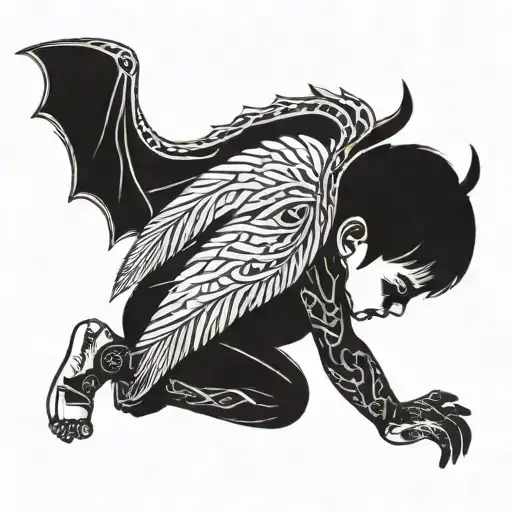 Child Under The Devil's Wing