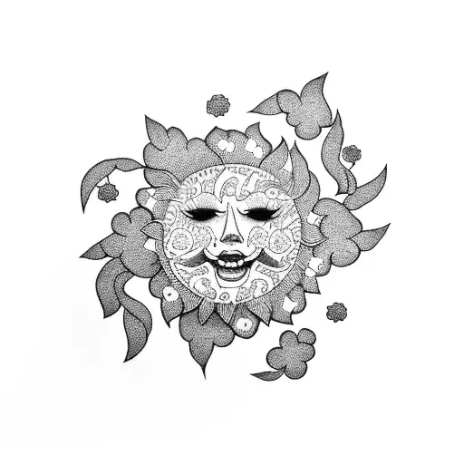 Sun And Cherry Blossom