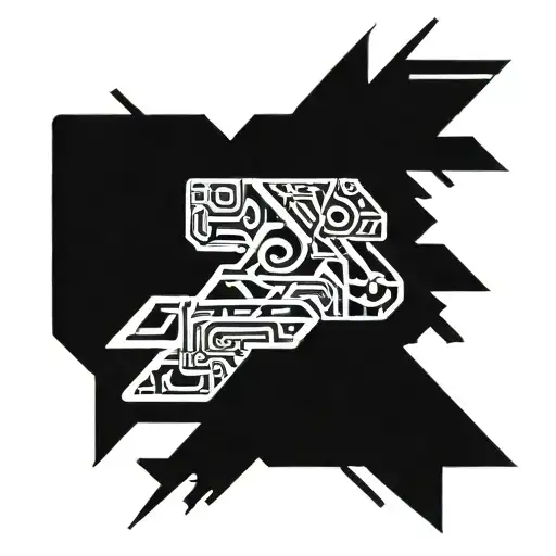 Abstract Tribal Sharp