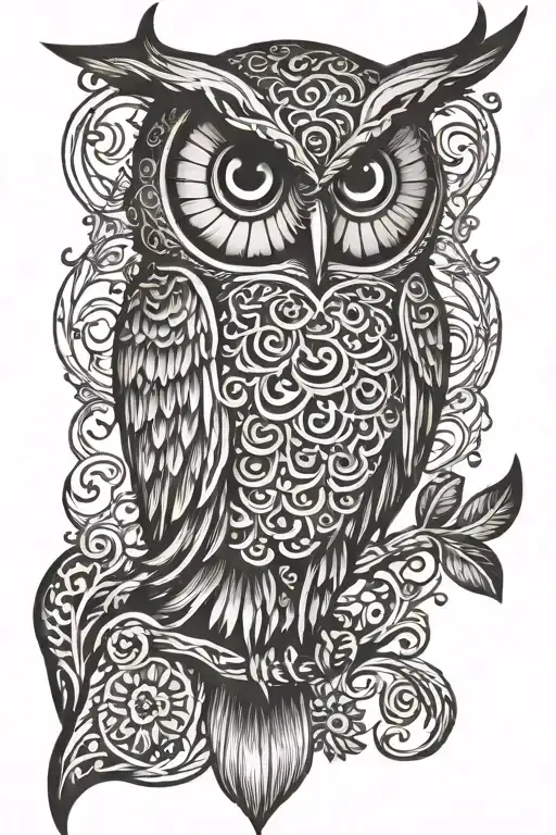 Owl Filigree Eye