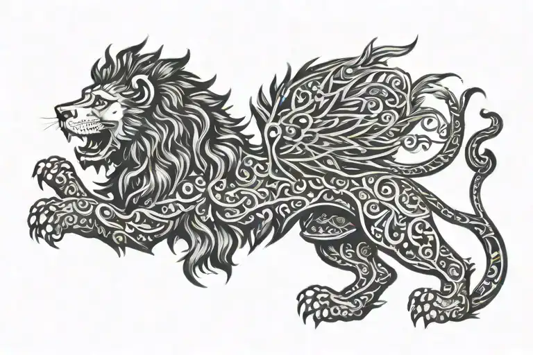 Sweedish Rampant Lion